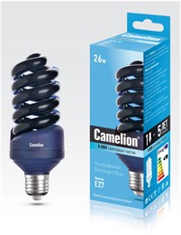 Ультрафиолетовая лампа Camelion LH 26-FS-BLB-E27 Blacklight 26W 220V