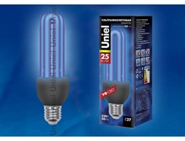 Ультрафиолетовая лампа Uniel ESL-312-20/BLB/E27