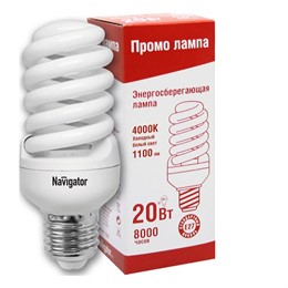 Энергосберегающая лампа Navigator Navigator 94 418 NCLP-SF-20-827-E27
