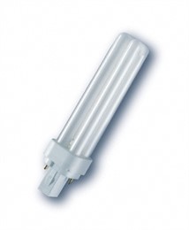 Компактная люминесцентная лампа OSRAM DULUX D 26W/840 G24d-3 (2 контакта)