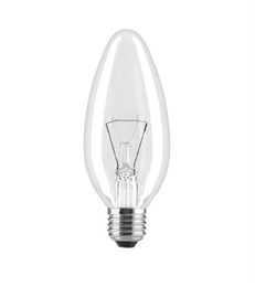 STANDART B35 CL 40W 230V E27 (свеча прозрачная d35x97) - лампа PHILIPS