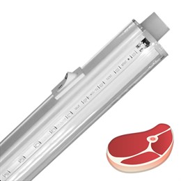 Светодиодный светильник FL-LED T4-14W MEAT для мясных витрин (без кабеля)