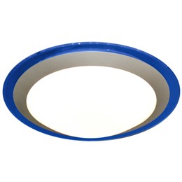 Накладной светодиодный светильник круглый синий ESTARES ALR-16 16W Холодный белый