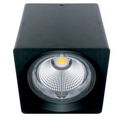 FL-LED CUPSPOT Quad 30W Black 4000K 3000Lm квадратный 30Вт 160*165мм
