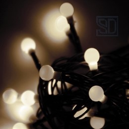 Новогодняя гирлянда Шарики белые КОС GIR 30LEDBALL_W