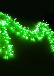 Новогодняя гирлянда большая КОС GIR 288LED шары зеленая