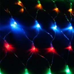 Новогодняя гирлянда сетка КОС NET 240LED разноцветная
