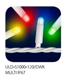 Гирлянда для улицы Uniel ULD-S1000-120/DWК MULTI IP67