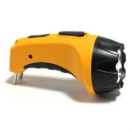 Светодиодный фонарь Uniel S-RB011-BA Yellow с зарядкой от сети