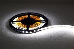 Лента светодиодная 3528, 4,8W/m белая холодная LED 60