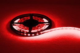Лента светодиодная 3528, 4,8W/m красная LED 60