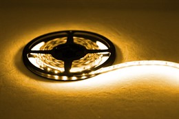 Лента светодиодная 3528, 4,8W/m желтая LED 60