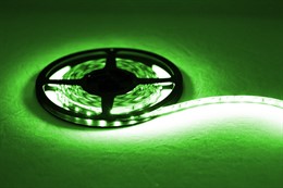 Лента светодиодная 3528, 4,8W/m зеленая LED 60