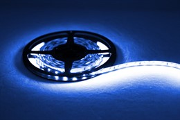Лента светодиодная 3528, 4,8W/m синяя LED 60