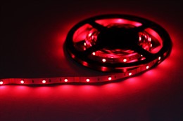 Лента светодиодная 5050, 7,2W/m красная LED 30