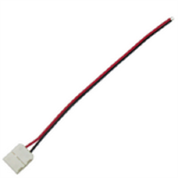Ecola LED strip connector соед. кабель с одним 2-х конт. зажимным разъемом 10mm 15 см. уп. 3 шт