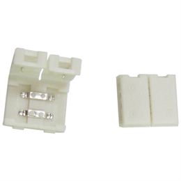 Ecola LED strip connector разъем зажимной 2-х конт. 10 mm уп. 5 шт