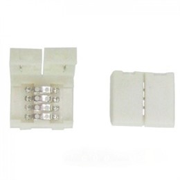 Ecola LED strip connector разъем зажимной 4-х конт. 10 mm уп. 5 шт