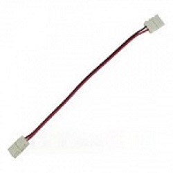 Ecola LED strip connector соед. кабель с двумя 2-х конт. зажимными разъемами 8mm 15 см. уп. 3 шт