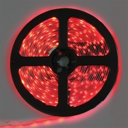 Ecola LED strip STD 4,8W/m 12V IP20 8mm 60Led/m Red красная светодиодная лента на катушке 5м