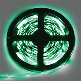 Ecola LED strip STD 7,2W/m 12V IP20 10mm 30Led/m Green зеленая светодиодная лента на катушке 5м