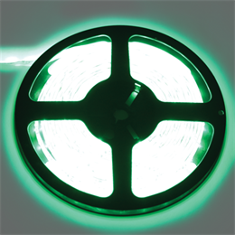 Ecola LED strip PRO 4,8W/m 12V IP65 8mm 60Led/m Green зеленая светодиодная лента на катушке 5м