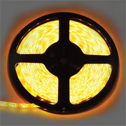 Ecola LED strip PRO 4,8W/m 12V IP65 8mm 60Led/m Yellow желтая светодиодная лента на катушке 5м