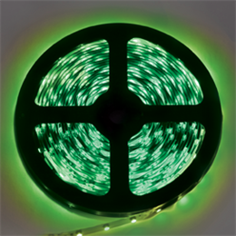 Ecola LED strip STD 14.4W/m 24V IP20 10mm 60Led/m Green зеленая светодиодная лента на катушке 5м