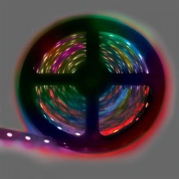 Ecola LED strip PRO 14.4W/m 12V IP20 10mm 60Led/m RGB разноцветная светодиодная лента на катушке 5м