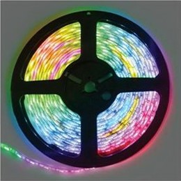 Ecola LED strip PRO 14.4W/m 12V IP65 10mm 60Led/m RGB разноцветная светодиодная лента на катушке 5м