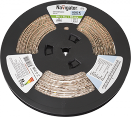Светодиодная лента Navigator 71 245 NLS-3528W60-4.8-IP20-12V-R50