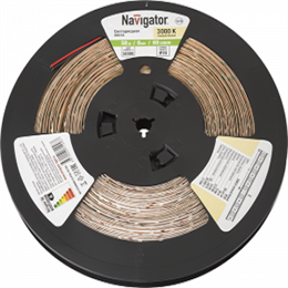 Светодиодная лента Navigator 71 246 NLS-3528WW60-4.8-IP20-12V-R50