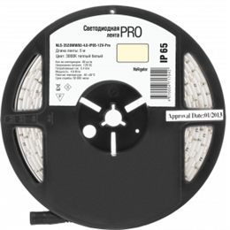 Светодиодная лента Navigator 71 704 NLS-3528WW60-4.8-IP65-12V-Pro R5