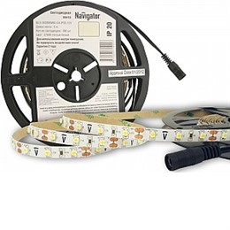 Светодиодная лента Navigator 71 402 NLS-3528WW60-4.8-IP20-12V R5