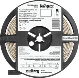 Светодиодная лента Navigator 71 697 NLS-5730CW60-30-IP20-12V R5