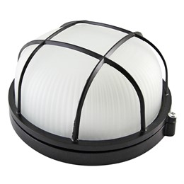 Светильник НПБ1302 черный/круг с реш. 60Вт IP54 TDM