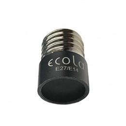 Ecola base Переходник с цоколя E27 на E14 Черный