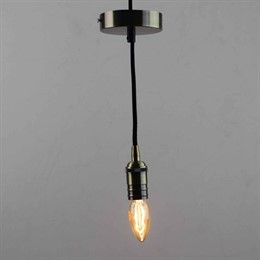 Ретро патрон с подвесом E14 Бронза Sun Lumen 056-748