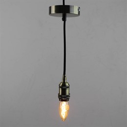 Ретро патрон с подвесом E14 Бронза Sun Lumen 056-731