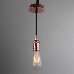 Ретро патрон с подвесом E27 Золото Sun Lumen 056-663