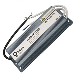 FL-PS TP12100 Pout=100Вт, Uout=12В, Uin=175-240В, IP67, 170x53x35mm, - метал. герм. транс-тор