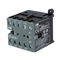 Миниконтактор ABB В 7-30-01 12A(20А) 3НО сил.конт. 1НЗ доп.конт. катушка 220V