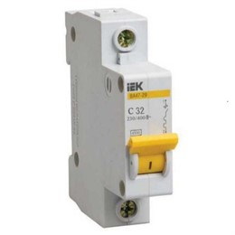 Автомат IEK 1п C/ 1А ВА 47-29