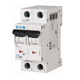 Автоматический выключатель 2п C 16А PL4-C16/2 4.5кА EATON 293142