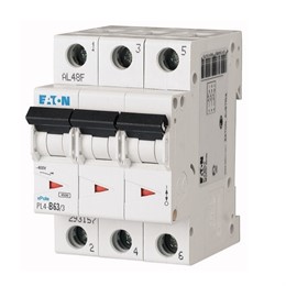 Автоматический выключатель 3п C 20А PL4-C20/3 4.5кА EATON 293161