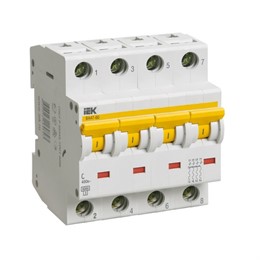 Автомат IEK 4п C/ 5А ВА 47-29