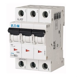 Автоматический выключатель 3п C 40А PL4-C40/3 4.5кА EATON 293164