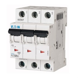 Автоматический выключатель 3п C 25А PL6-C25/3 6кА EATON 286603