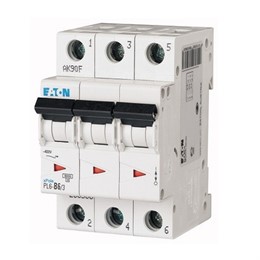 Автоматический выключатель 3п C 6А PL6-C6/3 6кА EATON 286598
