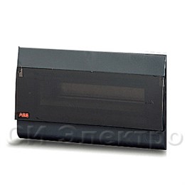 ABB LUC Бокс для настенного монтажа серый 2мод. без дверцы IP40
